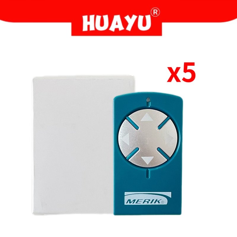 1-10PCS Powertech PR2 PR4 PR1 PR-2 PR-4 PR-1 Garage Door Remote Control 433MHz Rolling Code Gate Remote Control Transmitter: black
