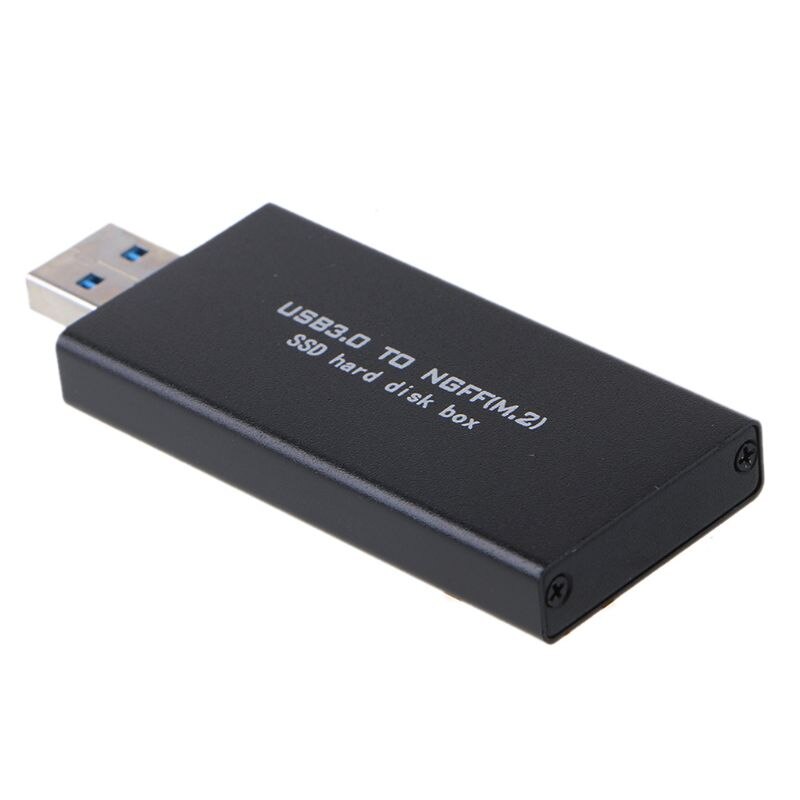 External B Key M.2 NGFF SSD to USB 3.0 Converter Adapter Enclosure Box with Super Speed 6Gbps for 2230 2242 M2 SSD