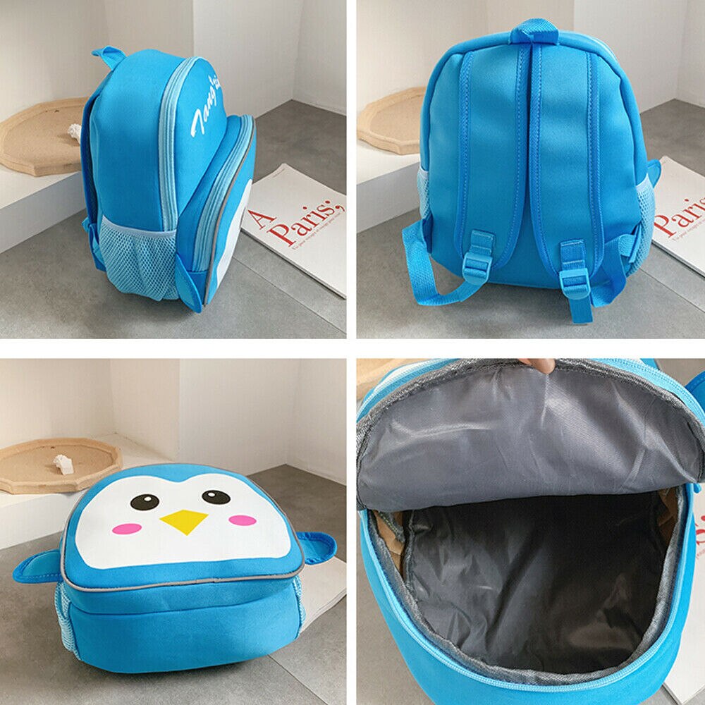 Cute toddler kid girl school bag cartoon animal mini backpack nylon baby kindergarten backpack