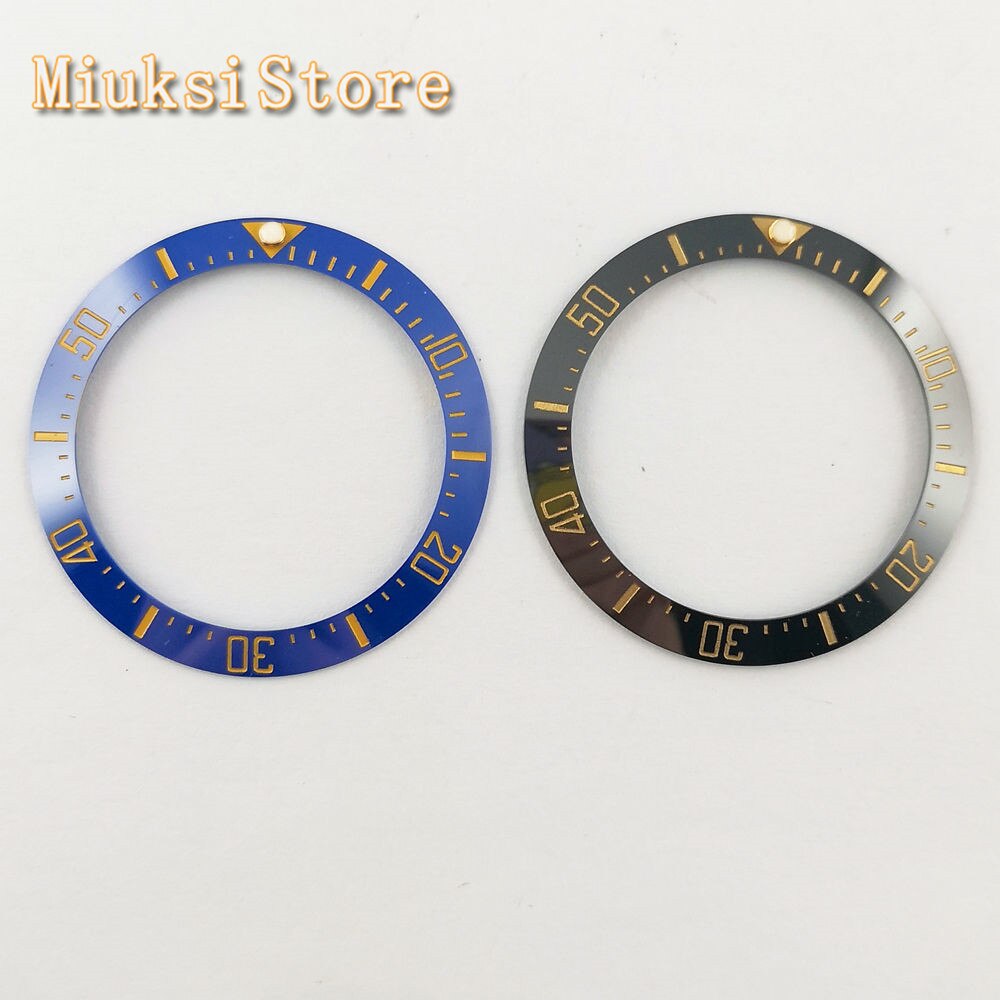 Bliger 40mm keramik lünette passen 43mm herren automatische uhr für automatische mechanische uhr lünette