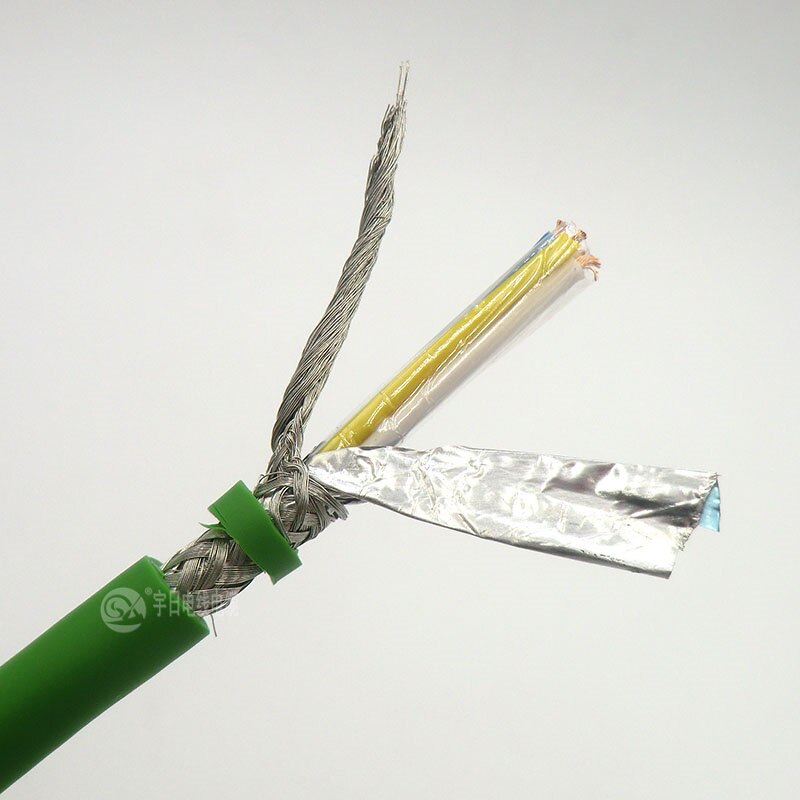 Profinet Bus Cable 4 core 0.38mm² 22AWG High Flexible Bus wire 5m