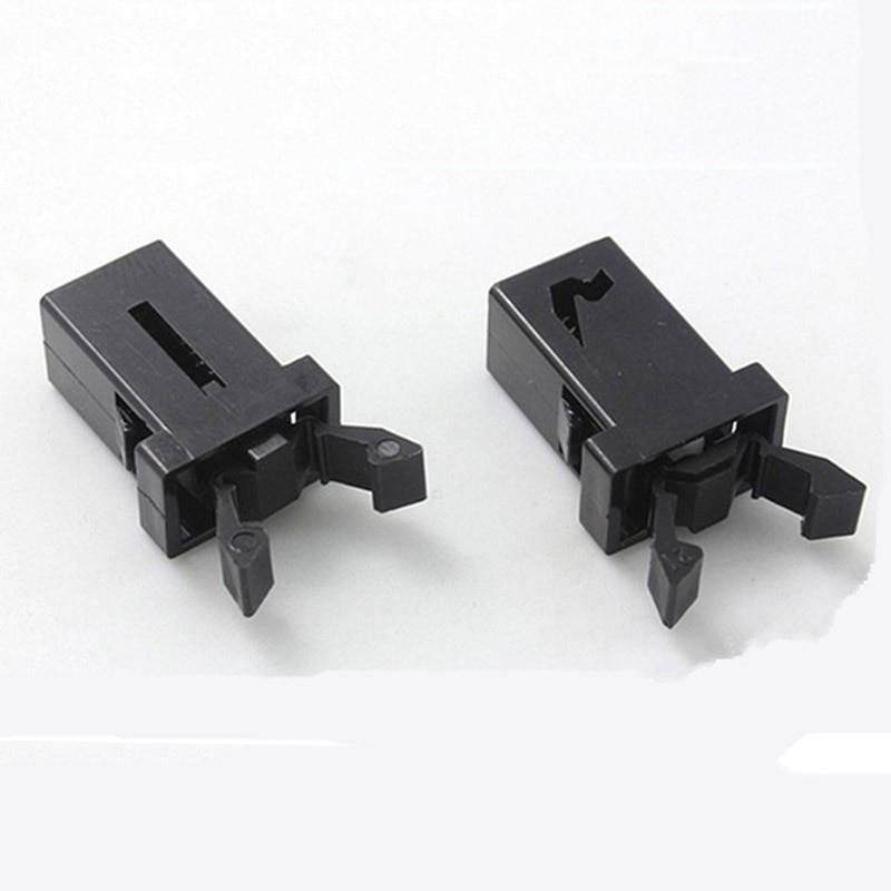 10pcs Trash Can Plastic Lock Self-Locking Switch Replacement Catch Compatible Touch Lid Bin Latch Repair Clip black