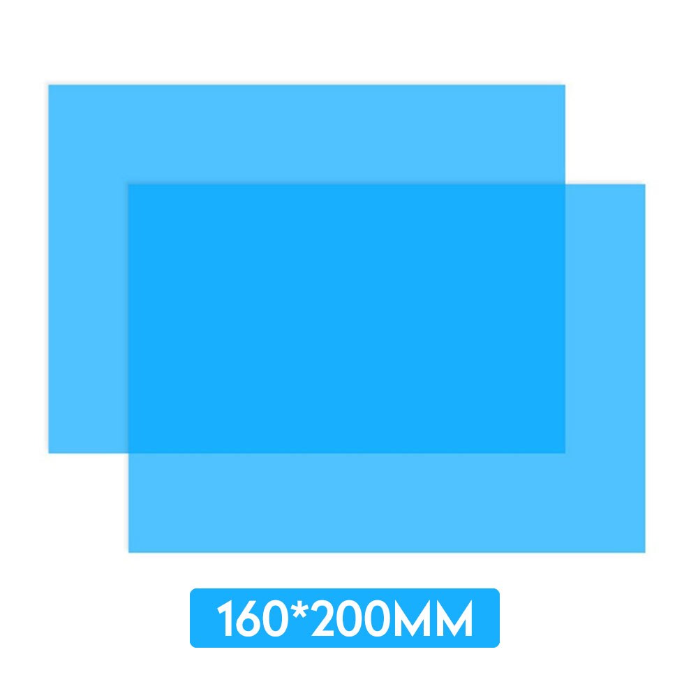 2 stk bilvindue vandtæt film kan skæres bakspejl anti-tåge film 150/160*200 japansk materiale blå: 160 x 200mm