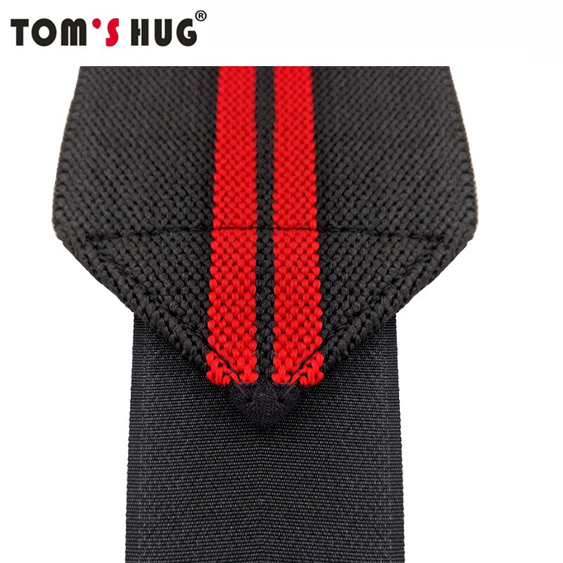 Muñequera ajustable con soporte de Tom&#39;s Hug, pulsera de Protección deportiva, color rojo, 1 unidad