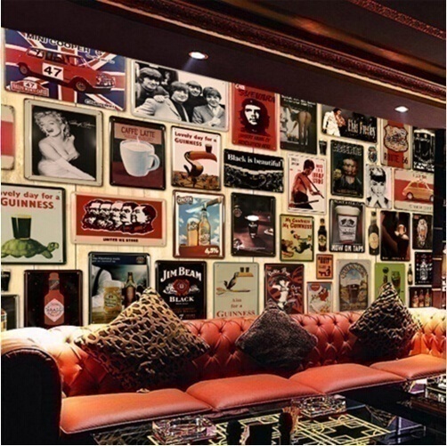 Metalen Tin Teken Art York City Manhattan Brug Retro Vintage Landmark 20x30 CM