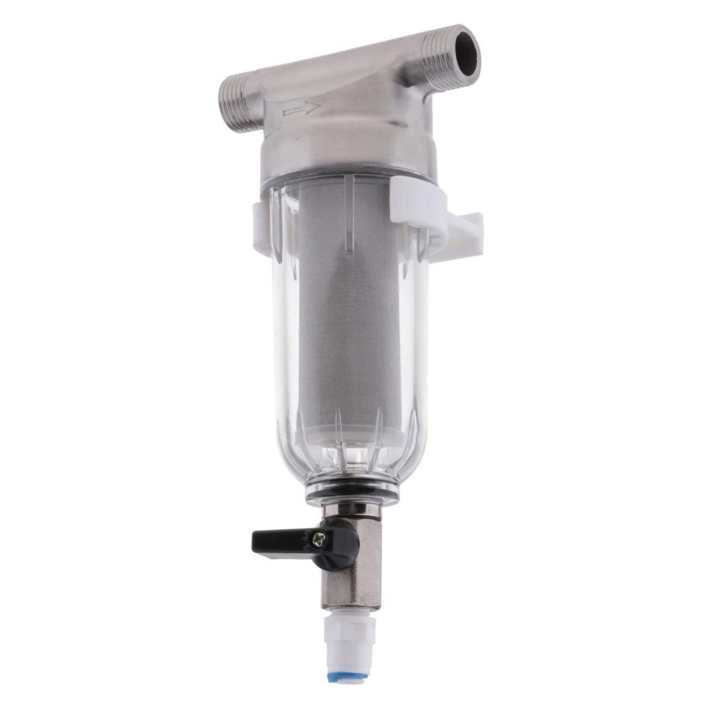 Reusable Whole Household House Spin Down Sediment Water Filter-- 40 Micron: Type 2