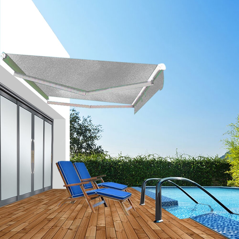 Rectangle Sun Shade Shelter Canopy Waterproof Garden Patio Courtyard Awning