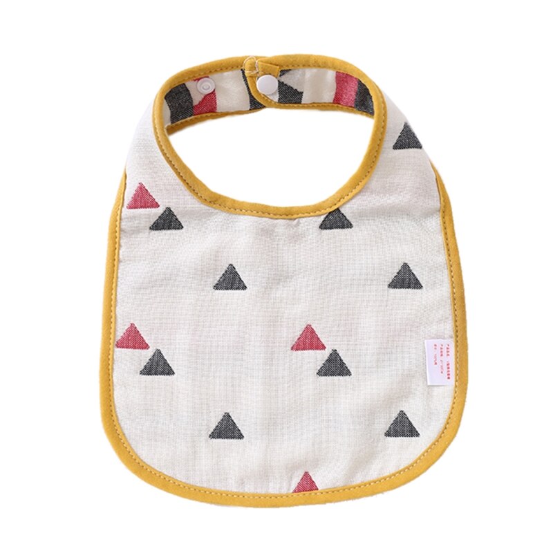 Baby Speeksel Handdoek Met Drukknoop Babyvoeding Slabbetjes Voor Jongens Meisjes Baby Bib Ademend Baby Kwijlen Slabbetjes