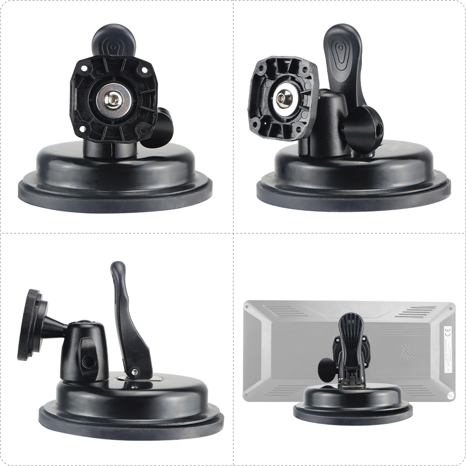Greenyi Auto Kan Draaien 360 ° Grote Zuignap Rubber Standaard Beugel Voor Auto Desktop 7/8/9/10Inch Monitor