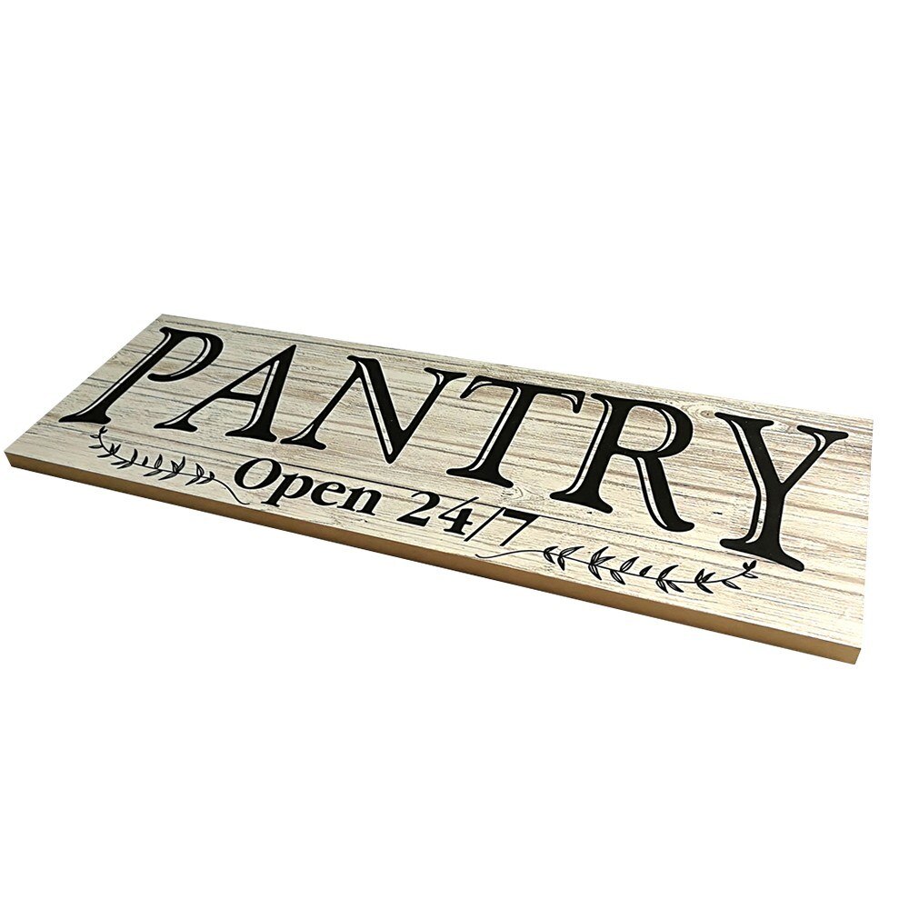 Hout Pantry Open 24/7 Teken Rustieke Muur Decor Voor Thuis Keuken Eetkamer Pantry Teken Voor Keuken Hout Muur Teken