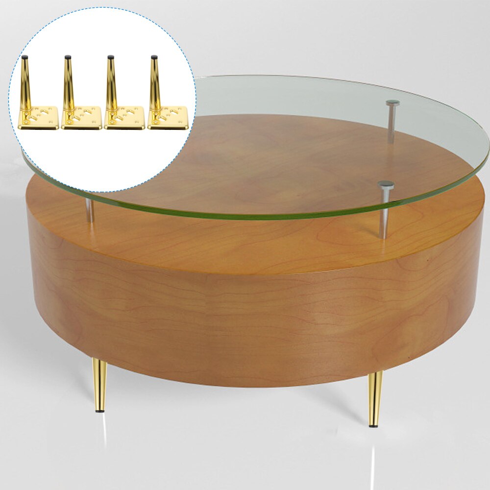 4 szt. Strona główna metalowa żelazna nóżka robić sofy szafka noga łóżko noga meble wsparcie stopy