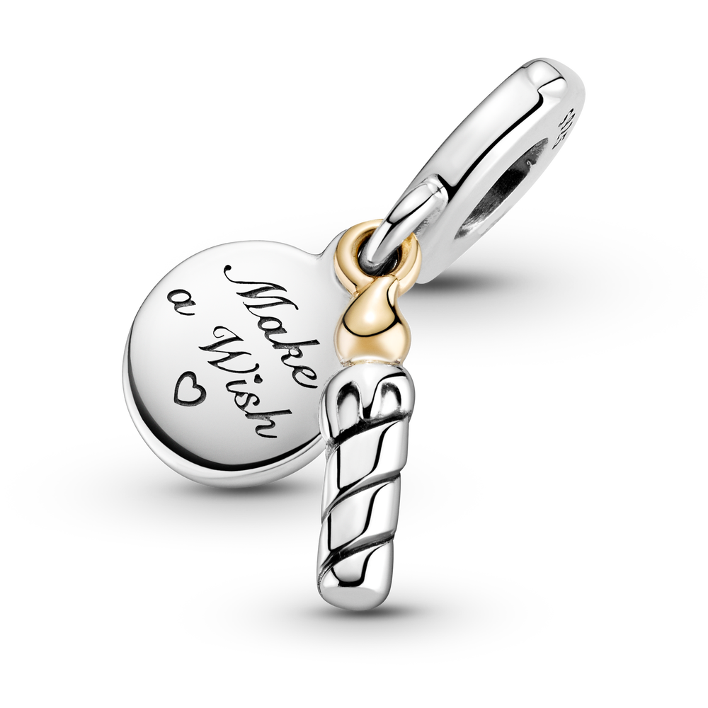 925 Sterling Zilver Charm Verjaardag Kaars Hanger Geschikt Voor Vrouwen Om Mode Sieraden