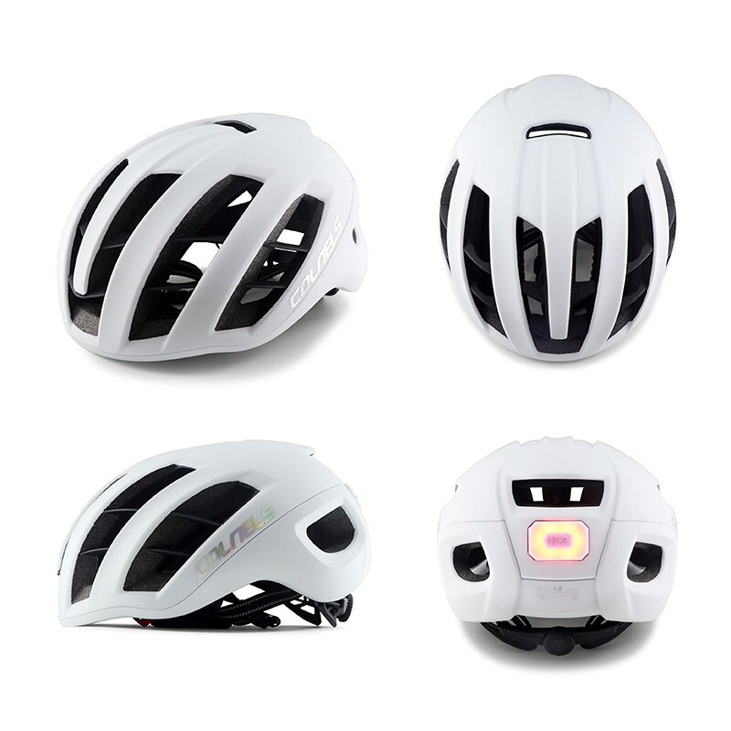 MTB Road Bike Downhill Helmet LED Lights pro Cycling Helmet Outdoor Sport Riding Bicycle Helmet For Man Aero Safely Cap: 5 / L 58-62cm