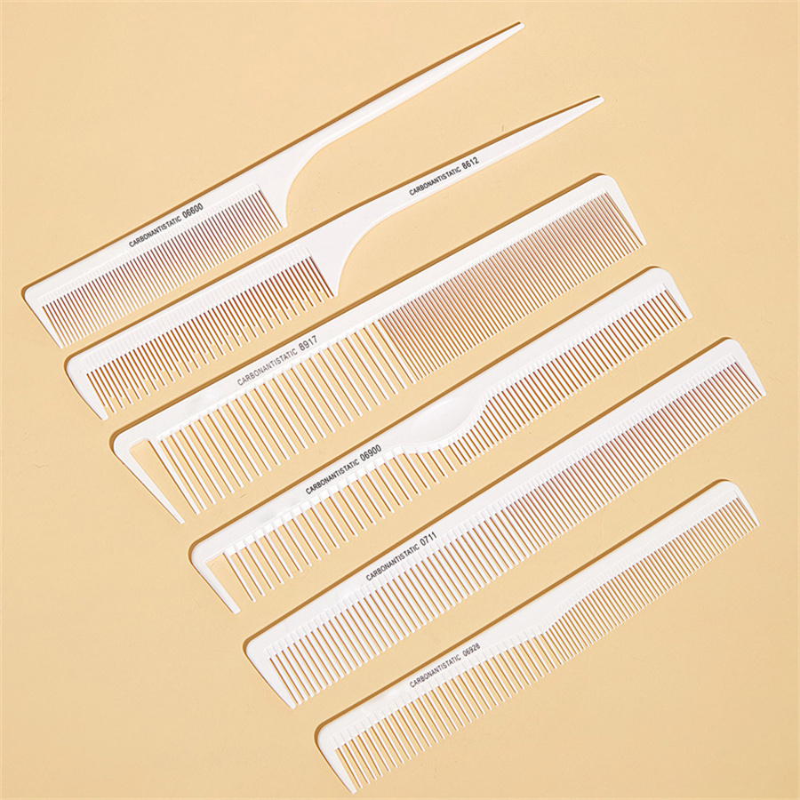 Professionele Haircutting Kam Mannen Haar Stijl Schaal Kam Crew Cut Salon Kapper Kappers Gereedschap Scherpe Staart Kam E1124