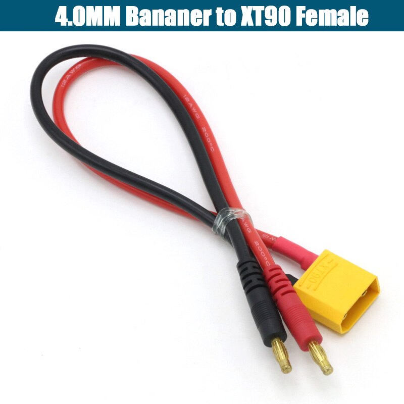 Linea di ricarica Imax B6 Spina a Banana da 4,0 mm a spina T EC3 EC5 XT30 XT60 XT90 MPX TRX come150 con cavo in silicone 30 cm per Rc Lipo Batte: marina militare Blu