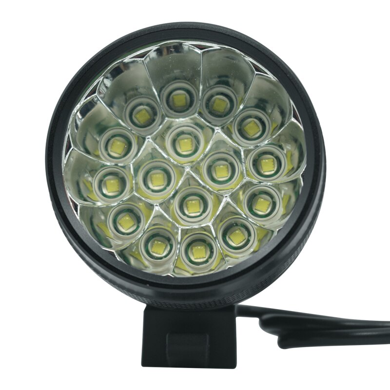 WasaFire 40000 Lumen 16* T6 LED Bike Light MTB Bicycle Front Light Super Bright Cycling Lamp Headlight Night Riding Light: White