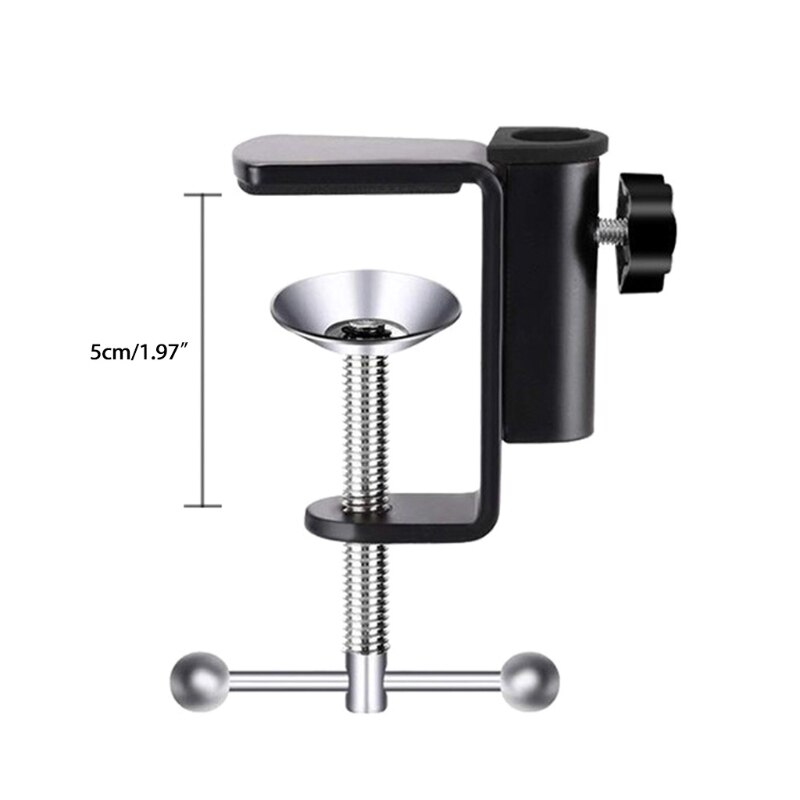 Universal Bracket Clamp Accessories DIY Fixed Metal Clip Light Mount Fittings Screw Camera Holder for Broadcast Micropho