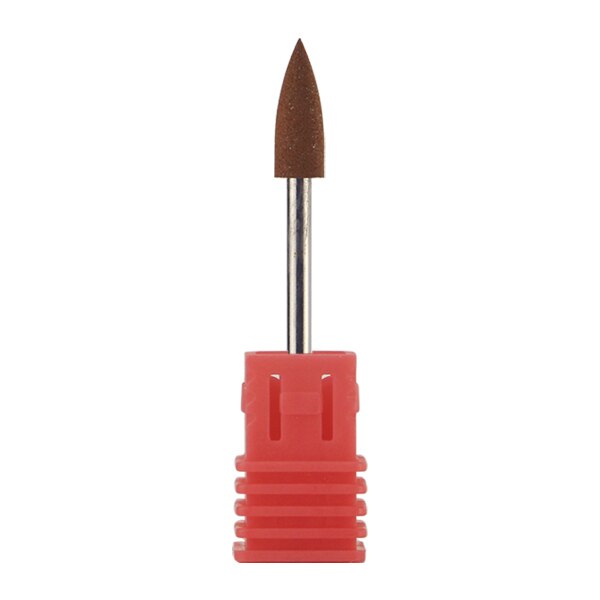 Bullet Head Nail Boren Rubber Silicon Bit Nail Buffer Mills Voor Manicure Pedicure Schoon Polish Gereedschappen: C4