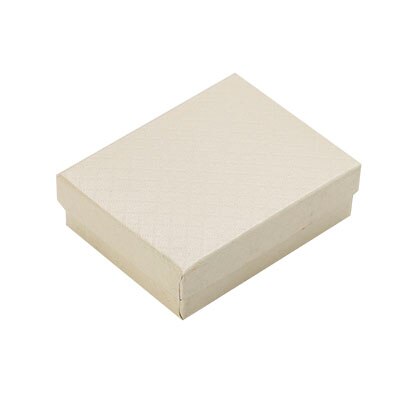 24 stks Sieraden Doos 7*9*3 cm Sieraden Sets Display Box Multi Kleuren Ring Box Ketting Verpakking oorbellen Geschenkdoos Zwart Spons: Beige