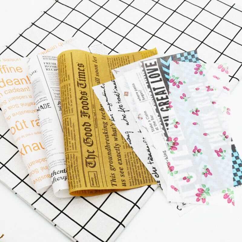 Cake Roll Oil Paper Bread Greaseproof Paper DIY Baking Packaging Paper