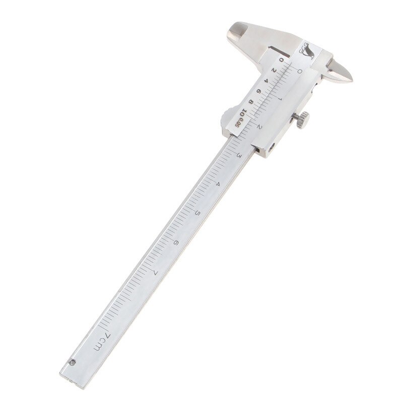 Mini Vernier Caliper 70mm Stainless steel Hardened Metric Machinist vernier caliper thickness gauge 0-70mm