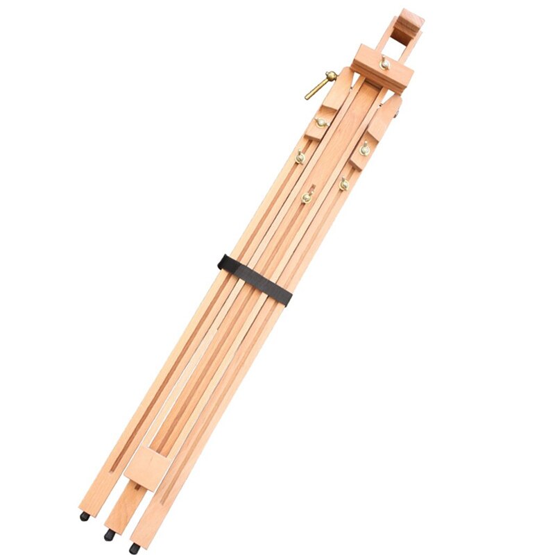 Verstelbare Kunstenaar Schildersezel Stand Massief Beukenhout Draagbare Inklapbare Telescopische Statief Schildersezel Schilderij Tekening Canvas Schetsboek