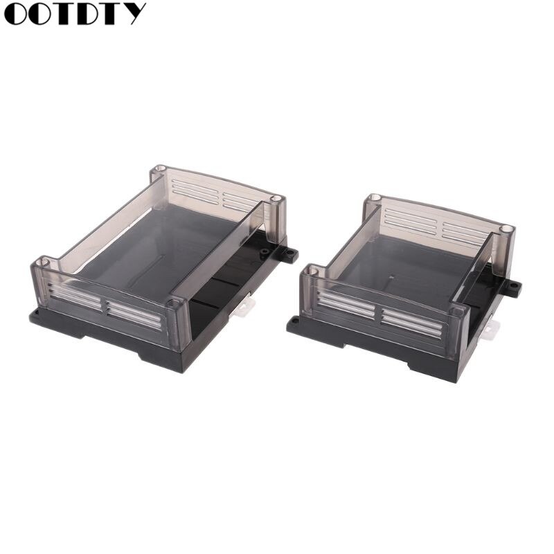 Transparent Plastic PLC Industrial Control Box Panel PLC Enclousure Case DIY PCB Shell