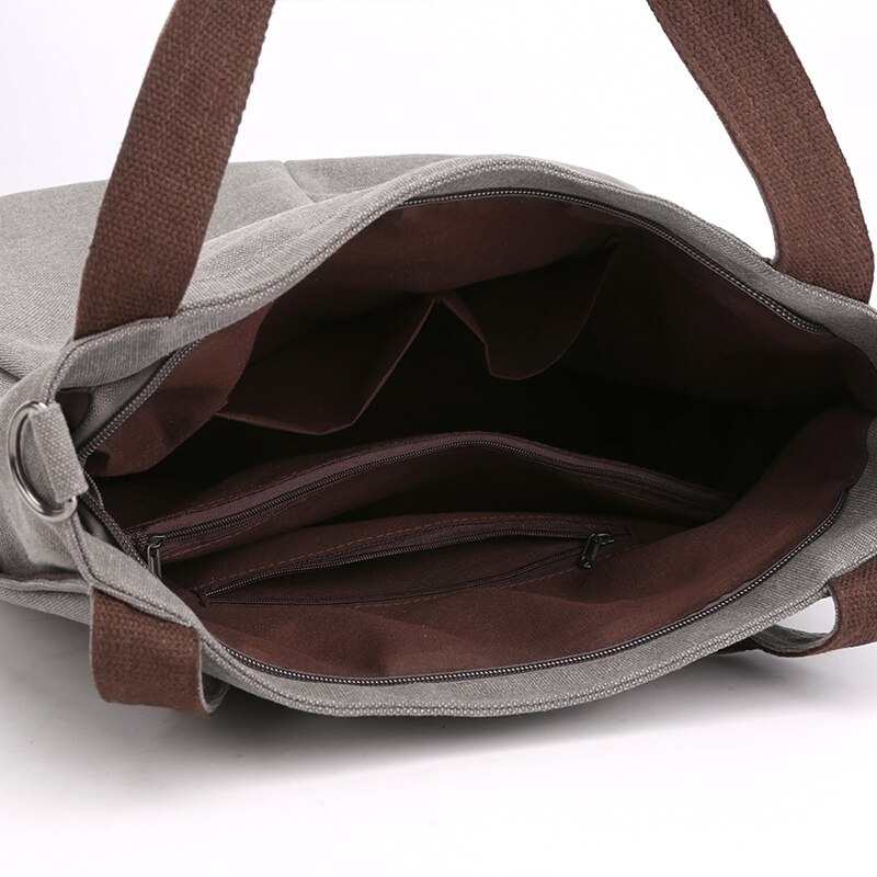 Grote Capaciteit Luxe Handtassen Vrouwelijke Draagtas Vrouwen Casual Canvas Handtas Opvouwbare Herbruikbare Schoudertassen Solid