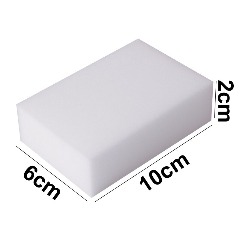 Magic Spons Dish Cleaning Melamine Rubber Pad Afwassen Huishoudelijke Keuken Schoonmaken 10*6*2Cm 10/100pcs Melanine