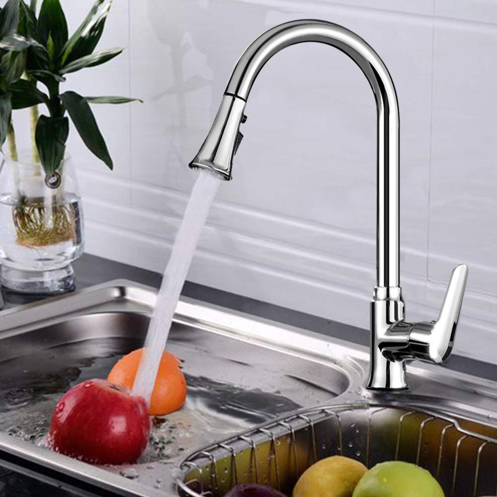 Shuielin puxar para baixo torneira da cozinha cabeça de substituição torneira pulverizador cabeça pull out spray para torneira da cozinha cromo