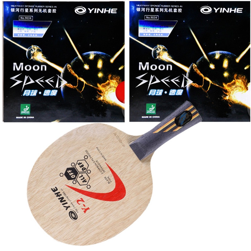 Middle Moon Racket Yinhe Y2 with Moon Speed 5 Wood 2 Carbon OFF Table... – Grandado
