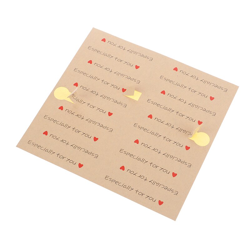 5 ark 7.8 x 1.5cm specielt til dig langt kraftpapir klistermærke scrapbog etiketter klistermærke, selvklæbende diy papir etiket