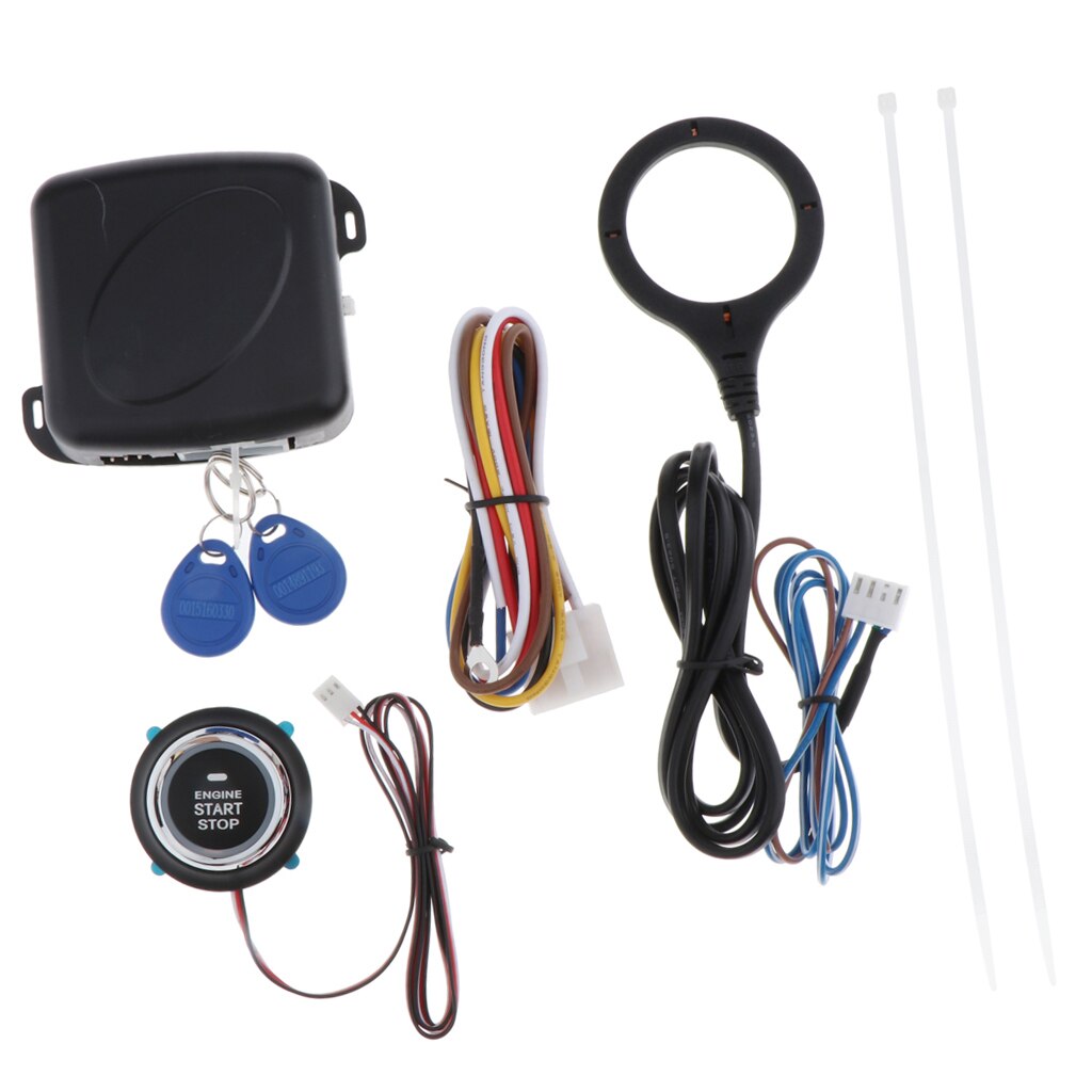 DC12V Alarm One Start Stop Engine Push Button Starter Antitheft System