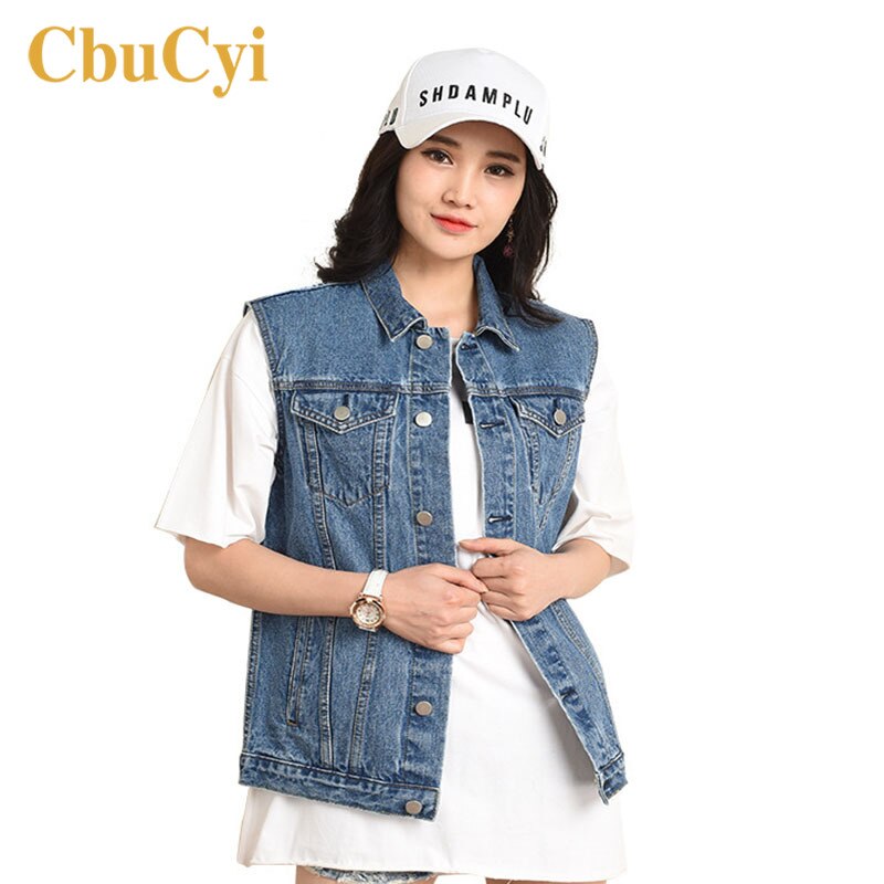 Frauen Westen Plus Größe 6XL ärmellos Denim Weste Jacke Übergroßen Gewaschen Jahrgang Jeans Mantel Damen Westen Winter Oberbekleidung Mantel