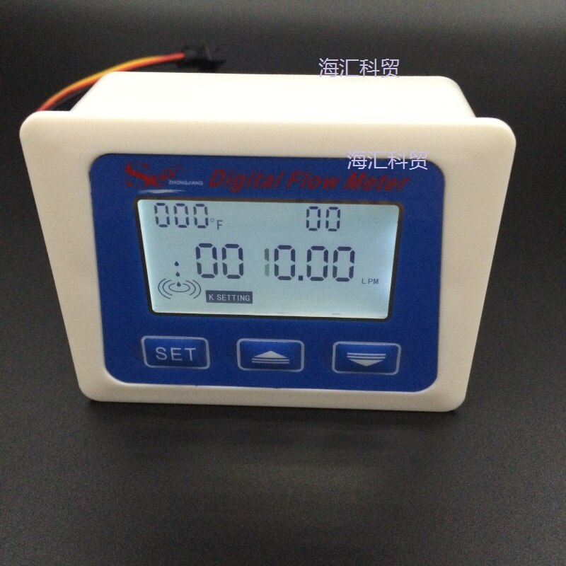 Wasser fließen Meter Digital Anzeige fließen Meter Intelligente Elektronische Wasser Meter Durchflusszähler Fluss Anzeige Instrument