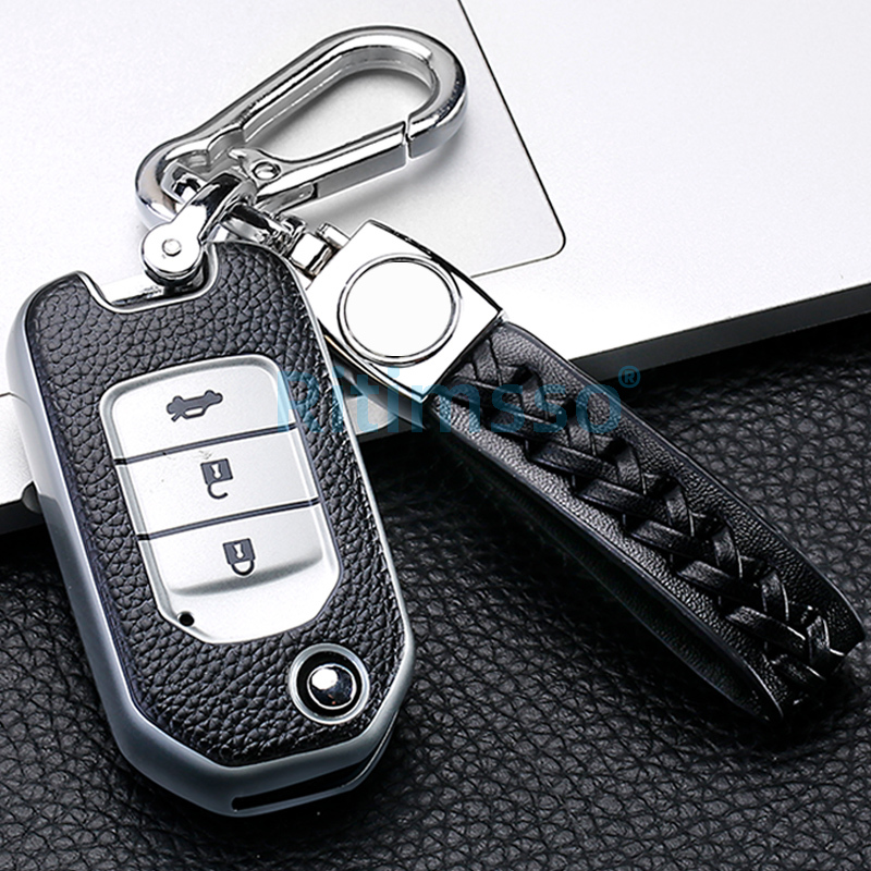 Tpu Key Cover Case for Honda CRV Pilot Accord Civic Car Shell Auto Key Keychain Keyring