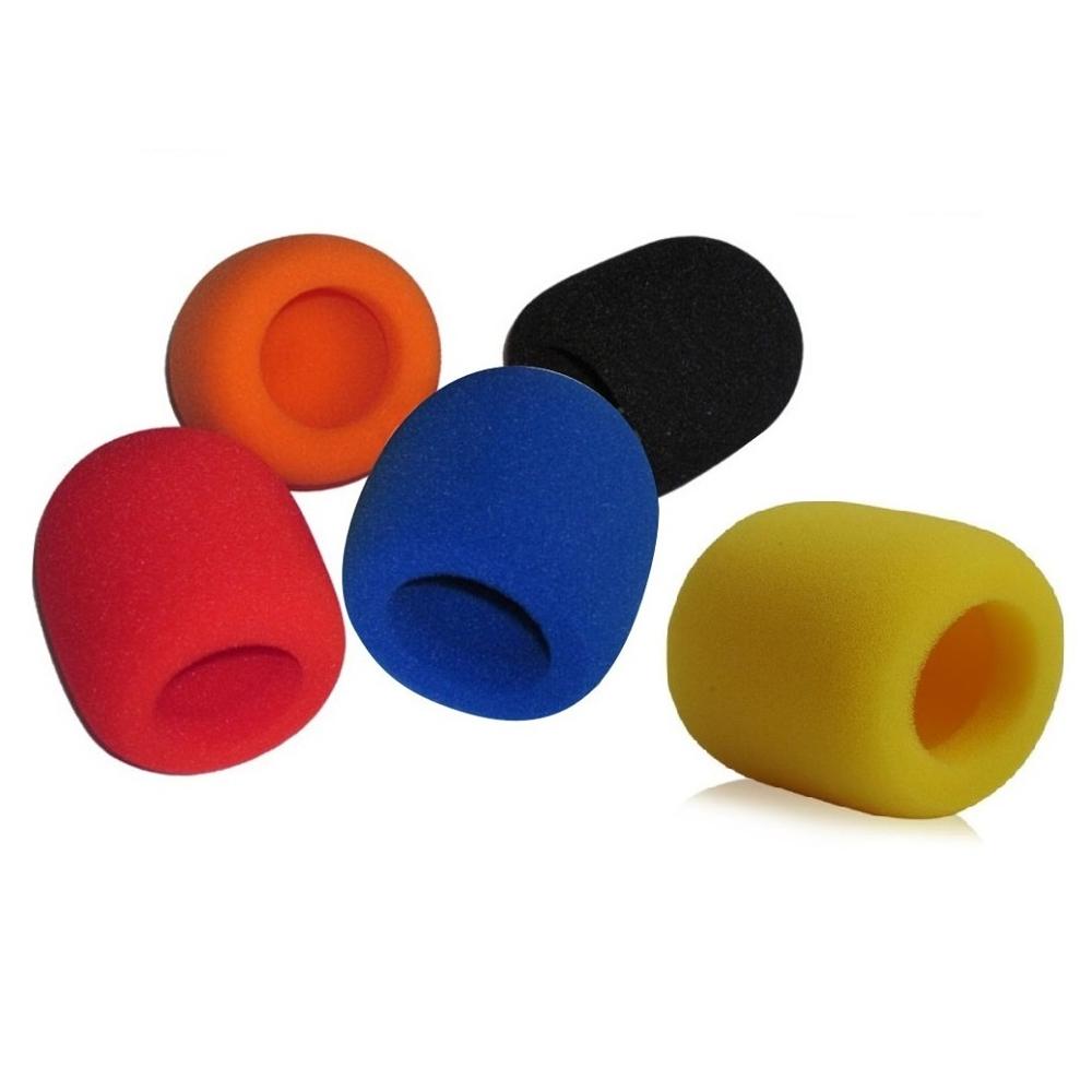 5 Pack Kleurrijke Foam Mic Cover Handheld Microfoon Voorruit voor shure sm58 Vocale