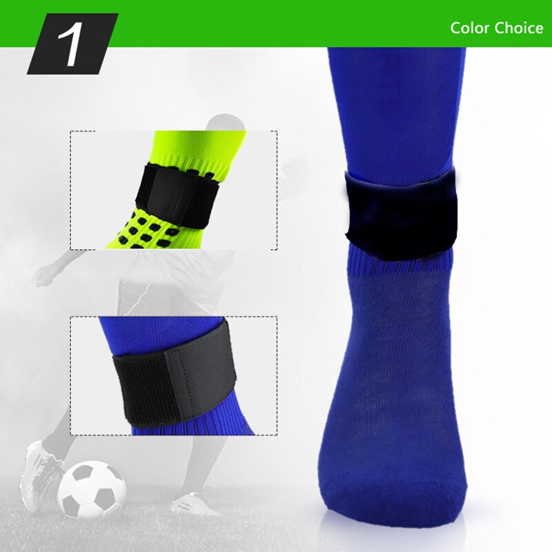 Soccer Shin Guard Football Ankle Support Stay Fixed Bandage Grade Nylon Tape Pads Prevent Adjustable Elastic Sports Accessories