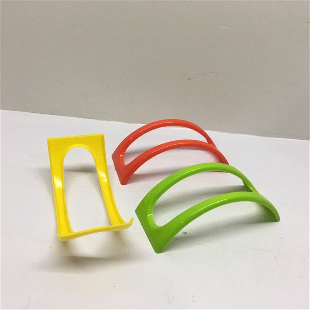 12PCS Food Holder Kitchen Products Tools Colorful Plastic Taco Shell Holder Taco Stand Plate Protector Pancake Rack Stand Holds