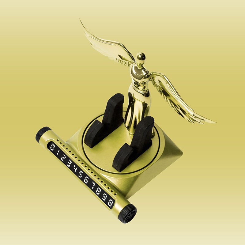 1 PC Universal Angel Wing Car Mobile Phone Holder Air Vent Mount Stand No Magnetic Cell Phone Holder Car Accessories: 02