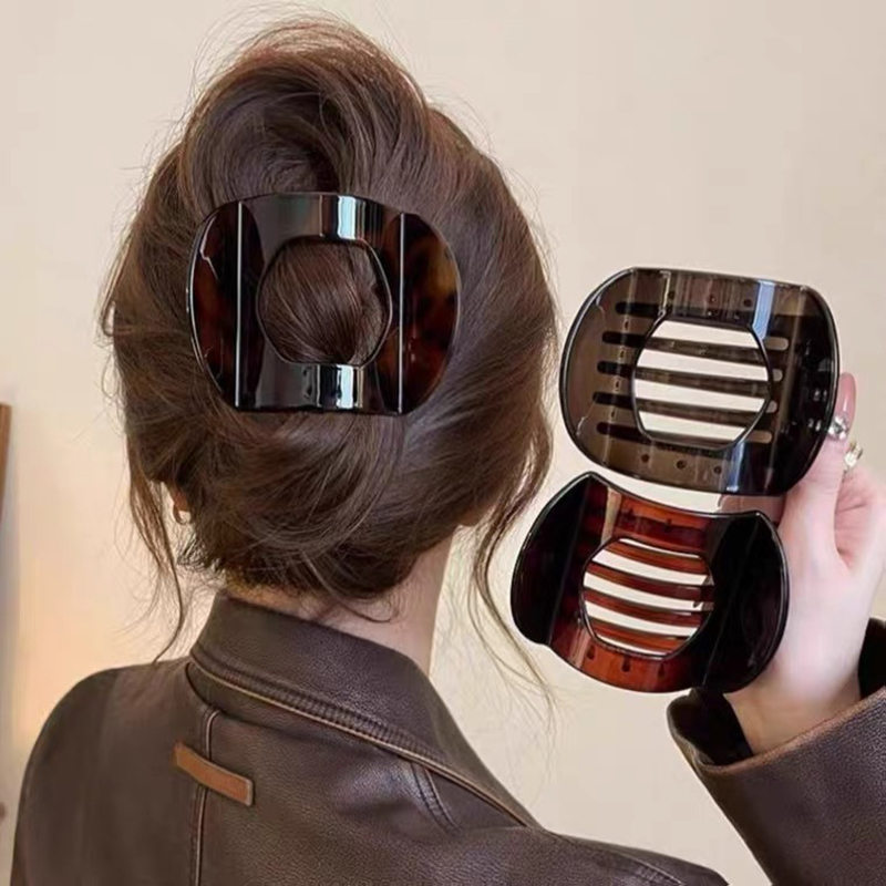 Pinzas en forma de garra para el pelo para mujer, horquilla geométrica con forma de arco, tocado , accesorios para el cabello