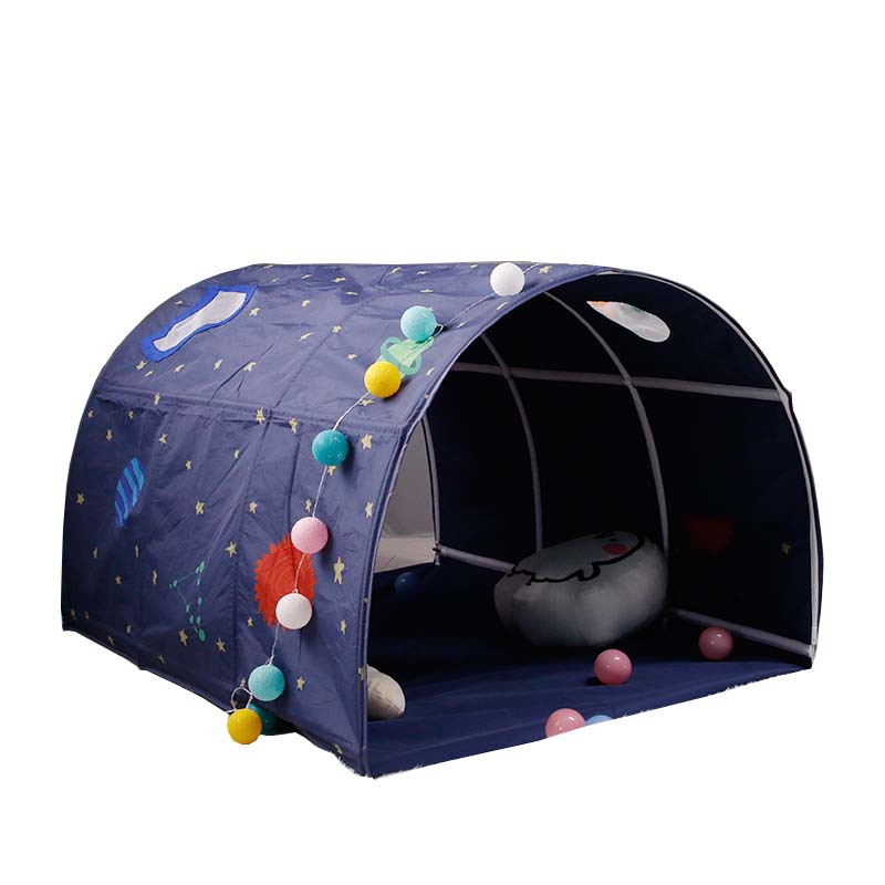 Kinderen Tent Bed Luifel Droom Tent Kids Play Tenten Speelhuisje Voor Kinderen Draagbare Wigwam Voor Kinderen Ruimte Speelgoed: TD1071B