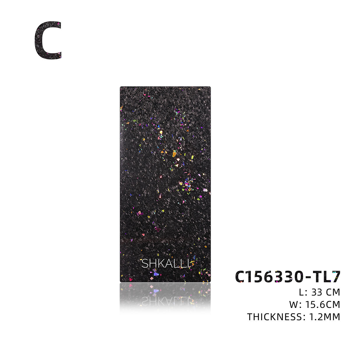 Tabla de aluminio/Balayage y paleta para blanquear el cabello, tabla de pelo SHKALLI, peluquería, tinte para colorear: green