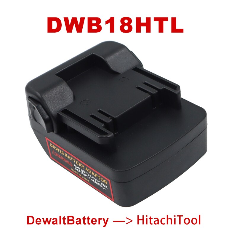 Adaptador DCB200 DM18M etc. Convertidor Utiliza batería de iones de litio Dewolt 18V en Makita Milwaukee Busch Ryobi Hitache Metabo Worx Alex herramienta: DWB18HTL