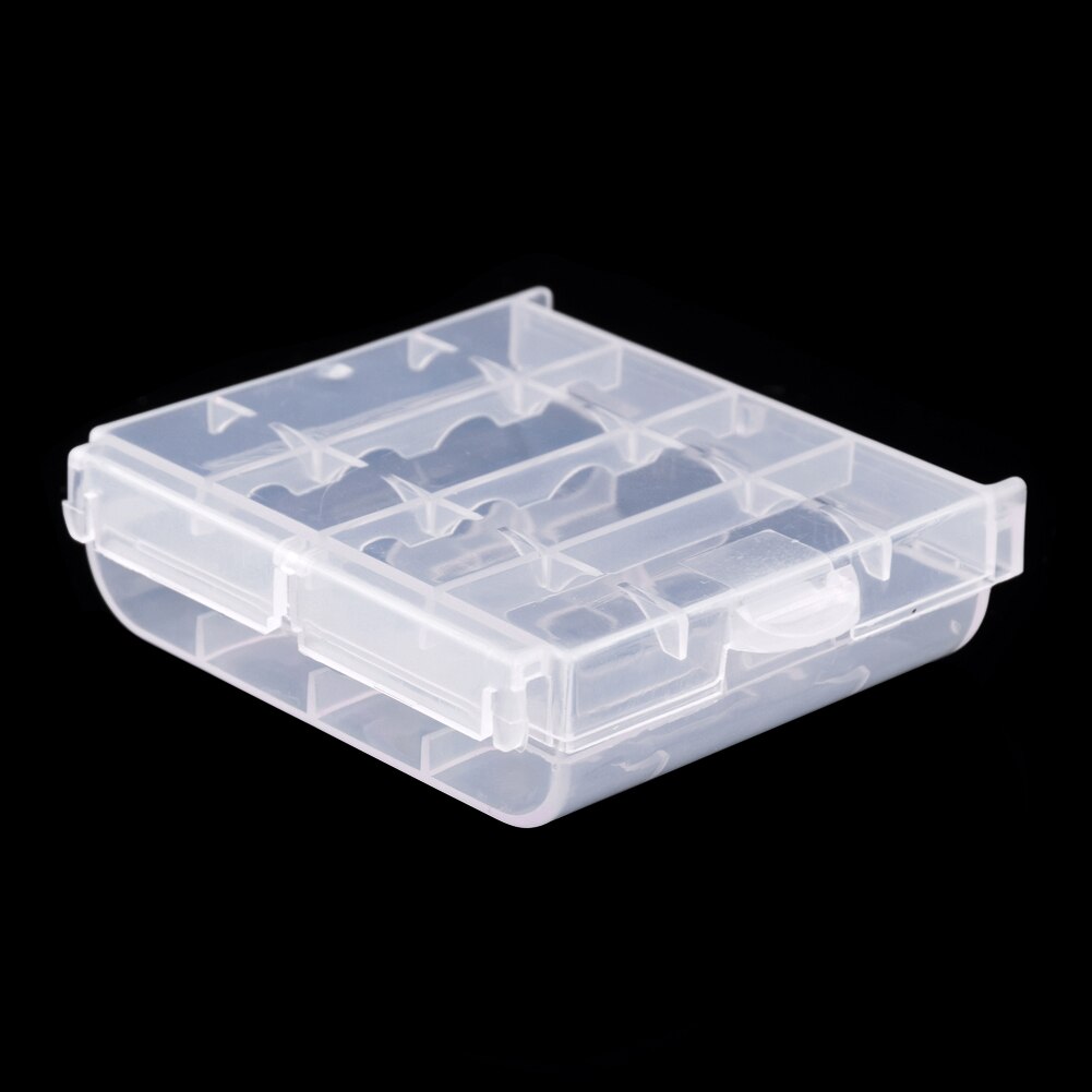 2/4/8Pcs Cassa del Supporto di Plastica Scatola di Immagazzinaggio Della Copertura per il 10440 14500 AA AAA Contenitore di Batteria Contenitore sacchetto di Caso Dell&#39;organizzatore Della Cassa Della Scatola