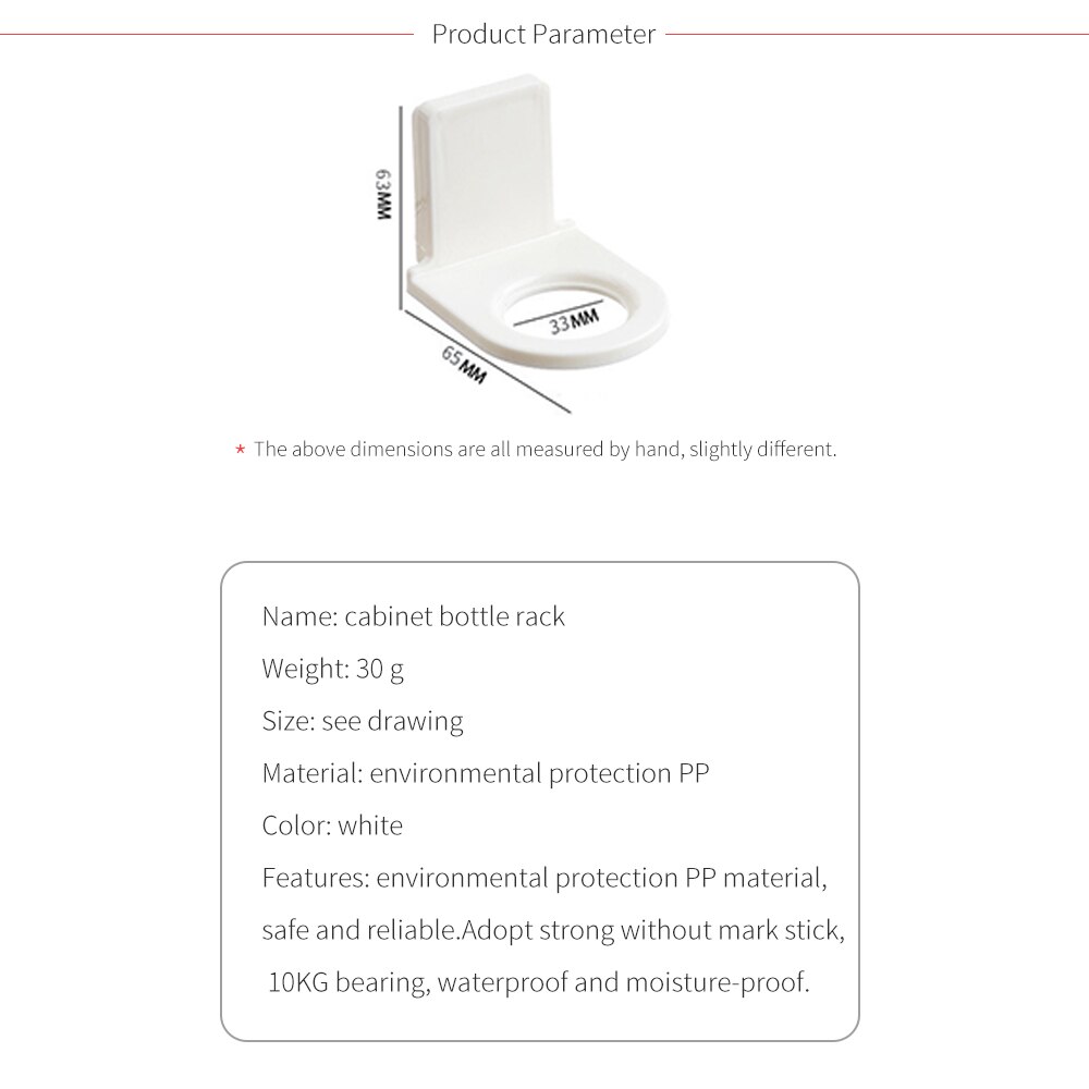 Plug Socket Holder Wall Storage Bathroom Body Wash Shampoo Bottle Wall Mounted Self Sticky Hooks Home Strong Adhesive Hook