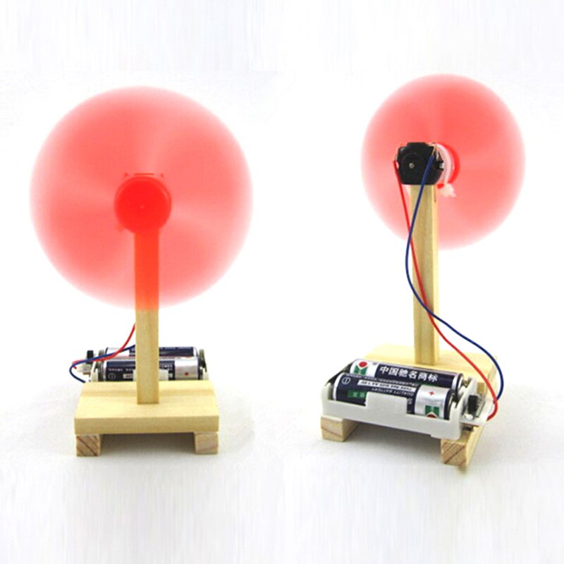 Diy elektrisk vifte modellsett barn vitenskap eksperiment leker skoleprosjekt barnehage montert stamme utdanning