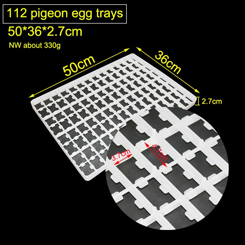 4 Pcs Incubator Egg Tray Chicken Duck Bird Ppigeon Egg Trays Hatching Plastic Tray Farm Animal Cages Accessories 4 Sizes