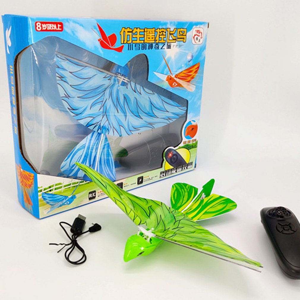 Remote Control Simulation Flying Bird 2.4G Remote Control Airplane Hand Throwing Flying Educational Toy