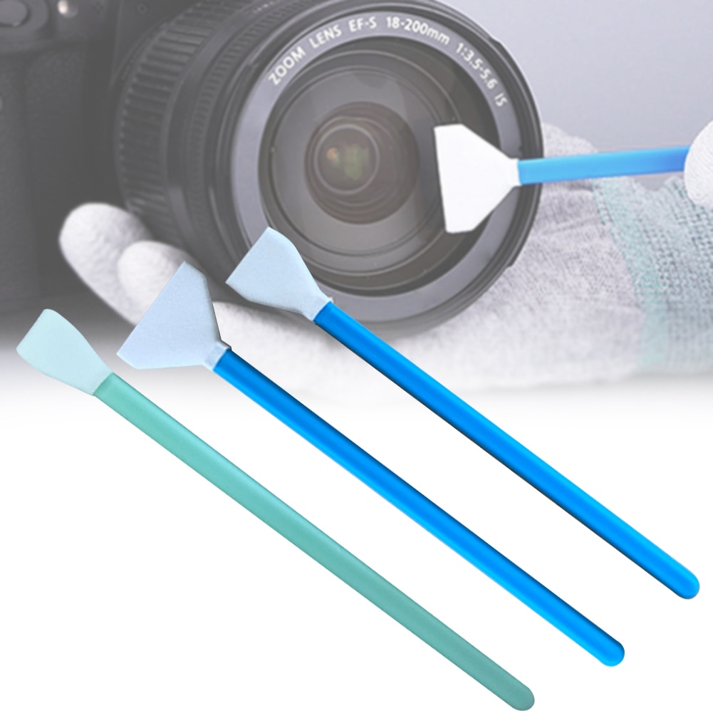 10 stk støvfjerner dslr-kamerasensor blødt fotostudie vatpindskit husholdningsrengøring fiberklud værktøj